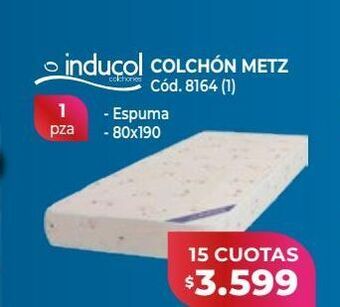 Naldo Lombardi Inducol colchón metz oferta