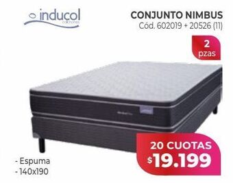 Naldo Lombardi Inducol conjunto nimbus oferta