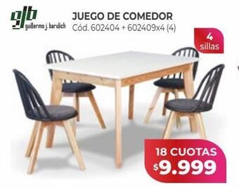Naldo Lombardi Gjb juego de comedor oferta