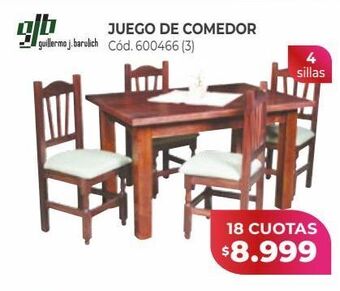 Naldo Lombardi Gjb juego de comedor oferta