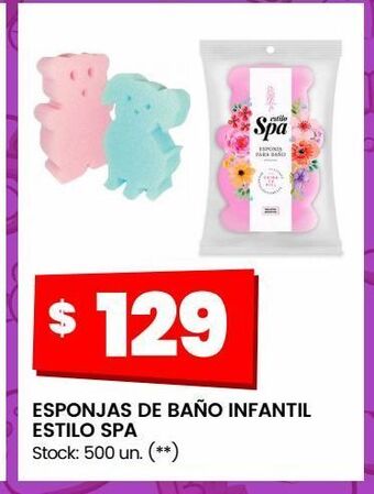 Changomas Esponjas de baño infantil estilo spa oferta