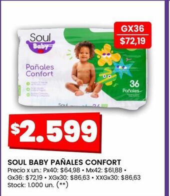 Changomas Soul baby pañales confort oferta