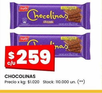 Changomas Chocolinas oferta