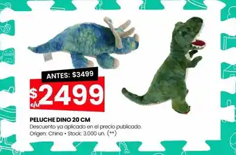 Changomas Peluche dino 20 cm oferta