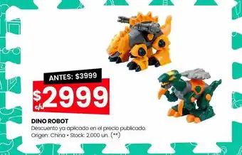 Changomas Dino robot oferta