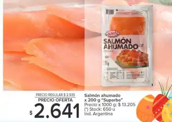 Carrefour Salmón ahumado oferta
