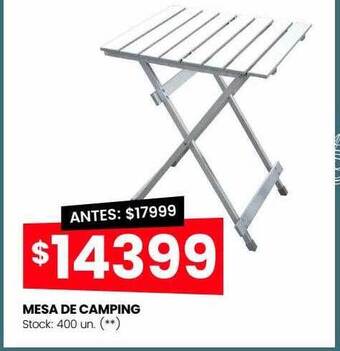 Changomas Mesa de camping oferta