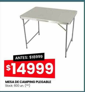 Changomas Mesa de camping plegable oferta