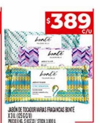Supermercados DIA Jabón de tocador varias fragancias bonté oferta