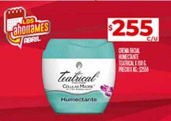 Supermercados DIA Crema facial humectante teatrical oferta