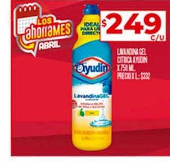 Supermercados DIA Lavandina gel citrica ayudin oferta