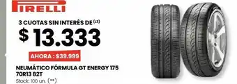 Changomas Neumático fórmula gt energy 175 70r13 82t oferta
