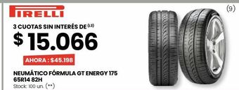 Changomas Neumático fórmula gt energy 175 65r14 82h oferta