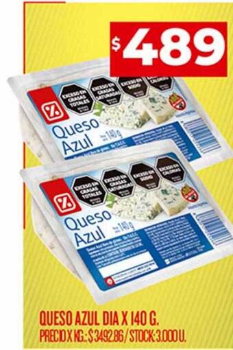 Supermercados DIA Queso azul dia oferta