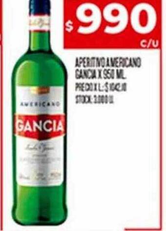 Supermercados DIA Aperitivo americano gancia oferta