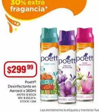 Supermercados Todo Poett desinfectante en aerosol oferta