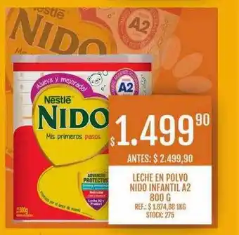 Supermercados Todo Leche en polvo nido infantil a2 oferta