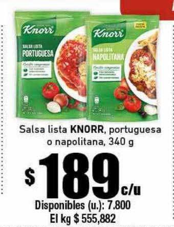 Cooperativa Obrera Knorr oferta