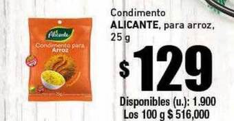 Cooperativa Obrera Condimento alicante oferta