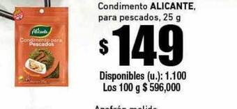 Cooperativa Obrera Condimento alicante oferta