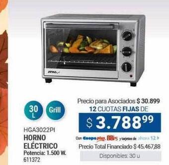 Cooperativa Obrera Horno eléctrico oferta