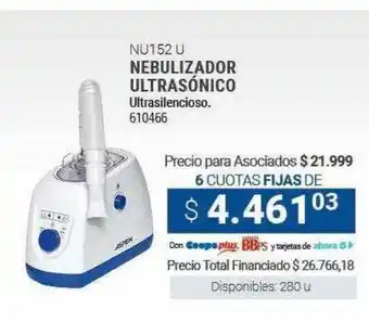 Cooperativa Obrera Nebulizador ultrasónico oferta