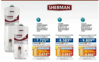 Cooperativa Obrera Sherman termotanque oferta