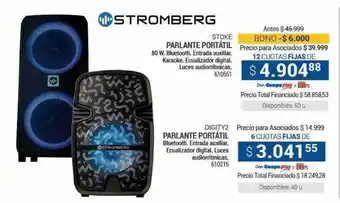 Cooperativa Obrera Stromberg stoke parlante portátil digity2 parlante portátil oferta