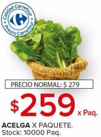 Carrefour Maxi Acelga oferta