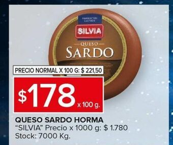 Carrefour Maxi Queso sardo horma oferta