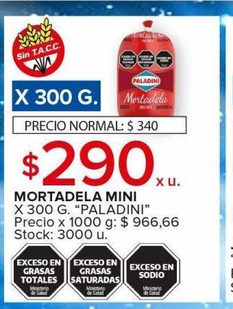 Carrefour Maxi Mortadela mini oferta
