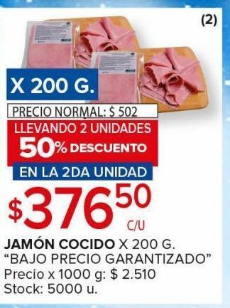 Carrefour Maxi Jamón cocido oferta