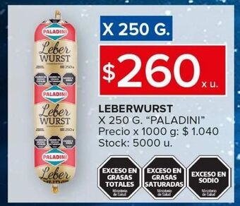 Carrefour Maxi Leberwurst oferta