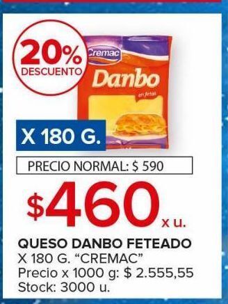Carrefour Maxi Queso danbo feteado oferta