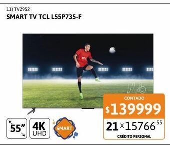 Cetrogar Smart tv tcl oferta