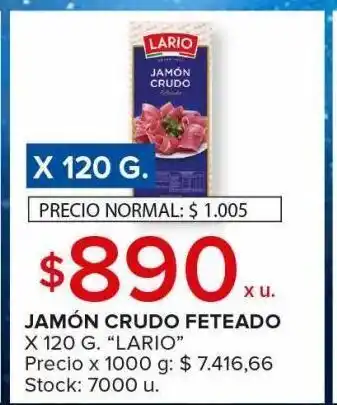 Carrefour Maxi Jamón crudo feteado oferta