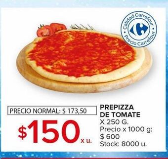 Carrefour Maxi Prepizza de tomate oferta