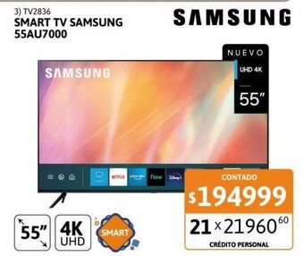 Cetrogar Smart tv samsung oferta