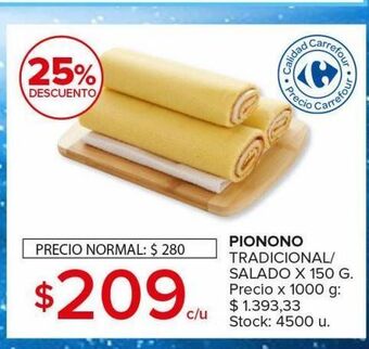 Carrefour Maxi Pionono oferta