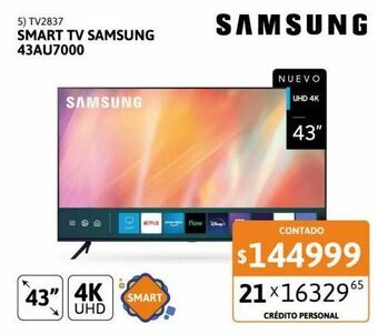 Cetrogar Smart tv samsung oferta
