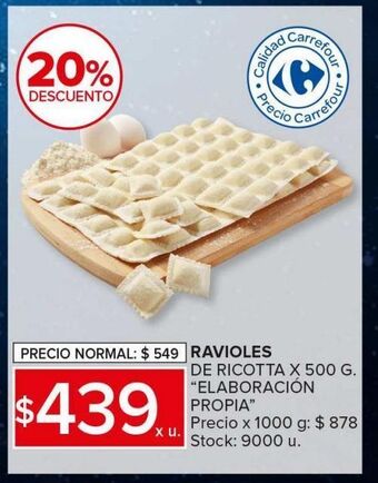 Carrefour Maxi Ravioles oferta