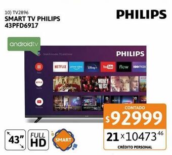 Cetrogar Smart tv philips oferta