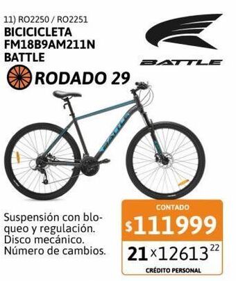 Cetrogar Bicicletas battle oferta