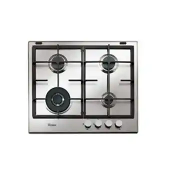 Anafe a gas whirlpool gma6422x acero inoxidable 60 cm