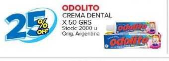 Carrefour Maxi Odolito Crema Dental x 50grs oferta