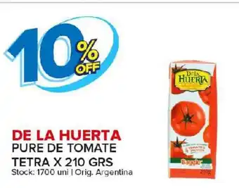Carrefour Maxi De La Huerta Pure de tomate x210gr oferta