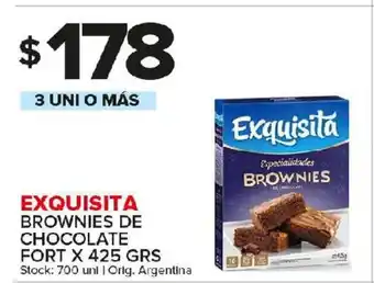 Carrefour Maxi Exquisita Brownies De Chocolate Fort x 425grs oferta
