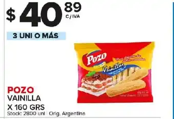 Carrefour Maxi Pozo Vainilla x 160grs oferta