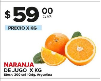 Carrefour Maxi Naranja de Jugo x kg oferta