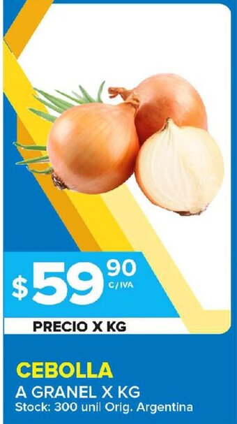 Carrefour Maxi Cebolla A Granel x kg oferta